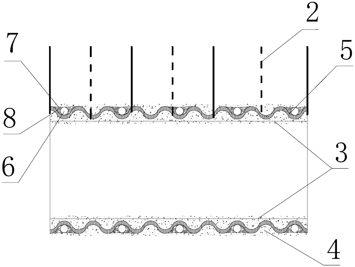 Environment-friendly durable monolayer lining structure applicable to soft surrounding rock tunnel