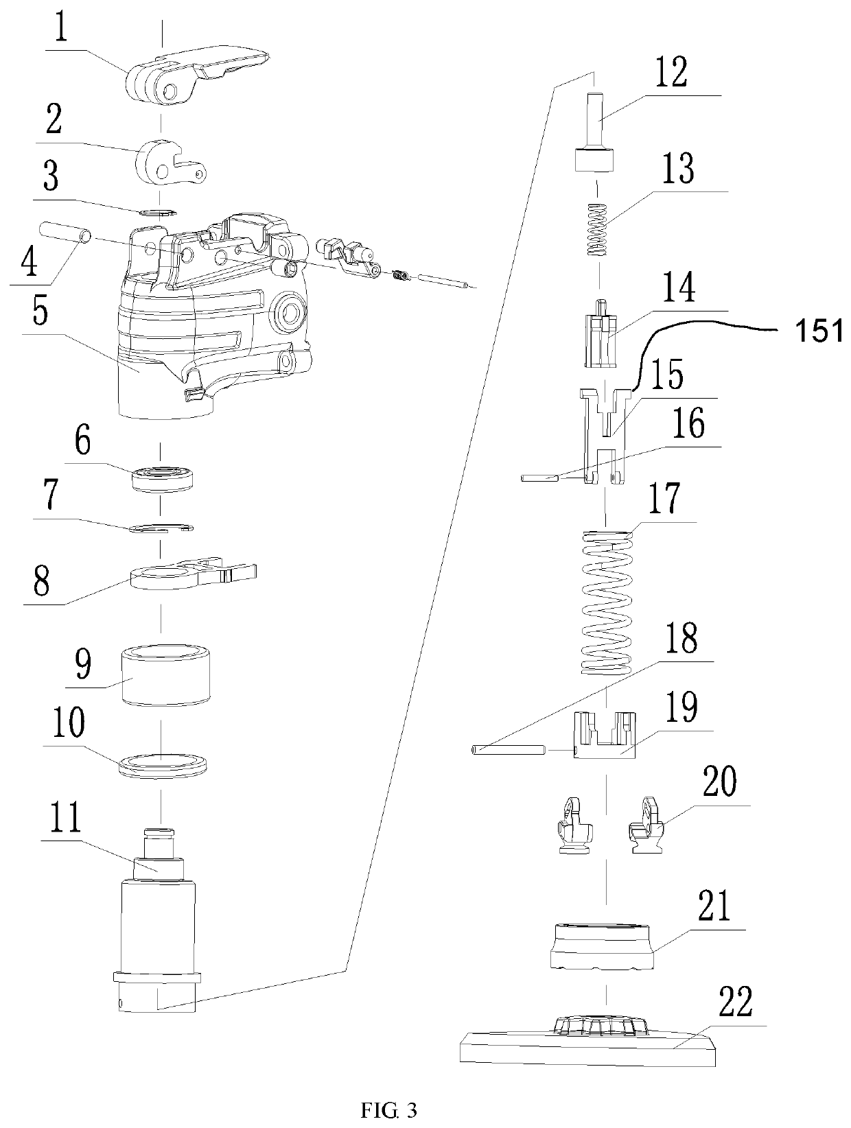 Quick change structure for multi-functional saws and quick change method