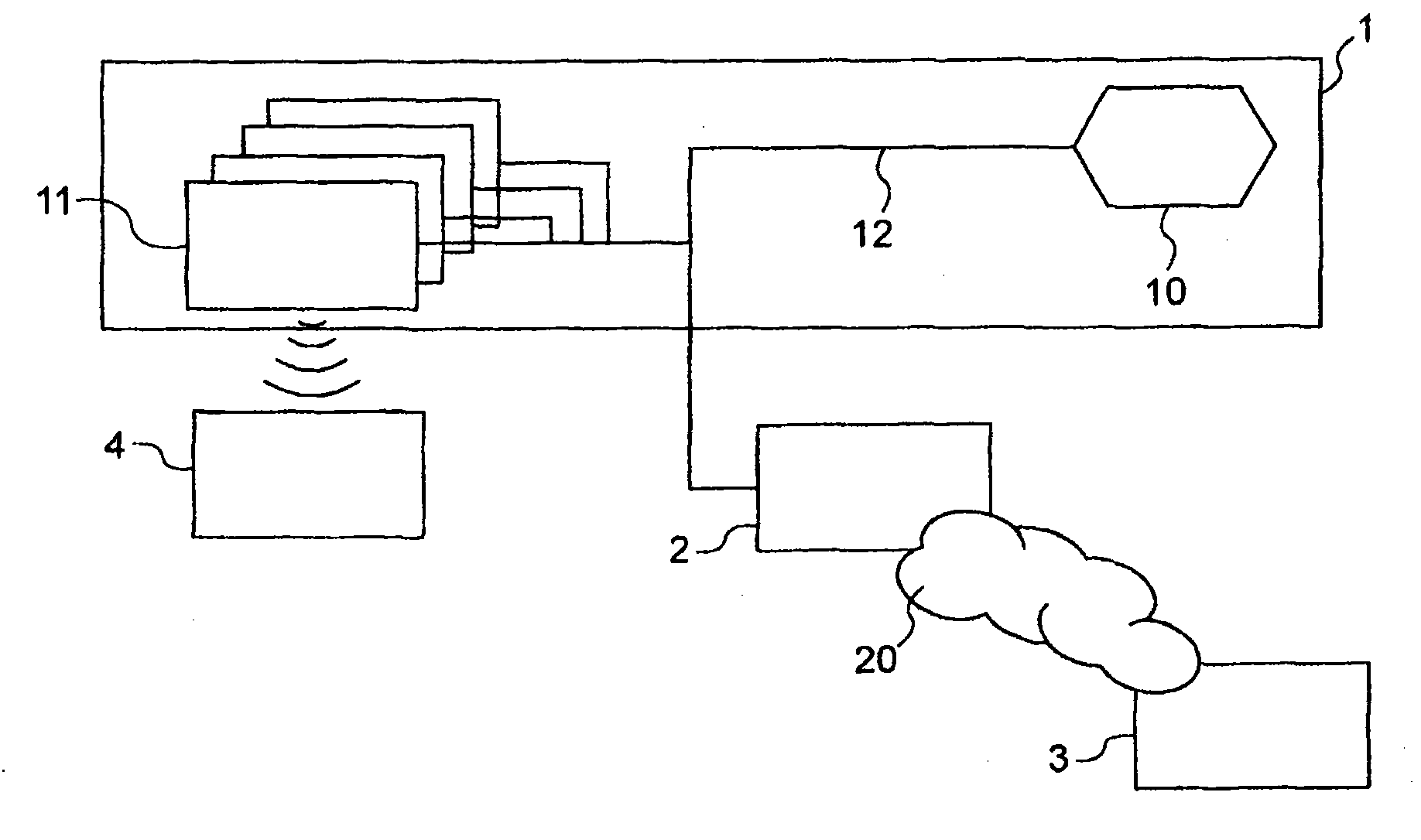 System and method for accessing a personal computer device onboard an aircraft and aircraft equipped with such system