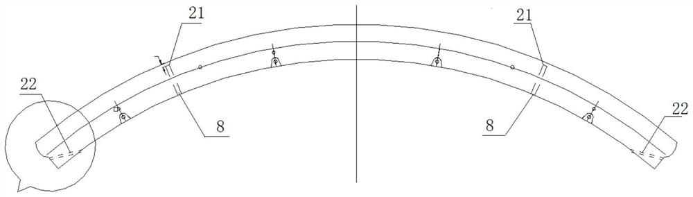 Construction method for assembling lining grouting reinforcement cavity based on mining method tunnel construction