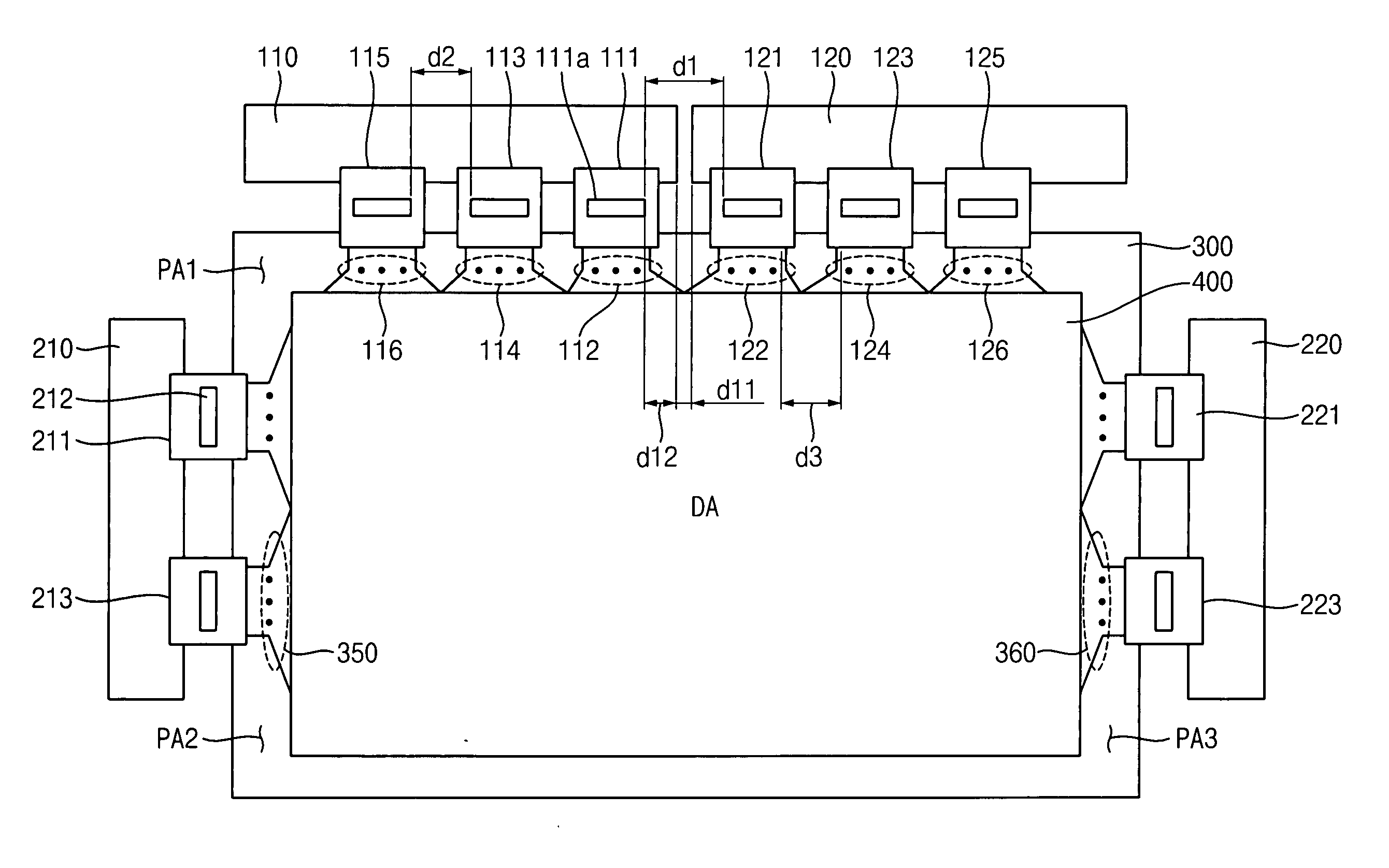 Display substrate, display device having the same, and method thereof