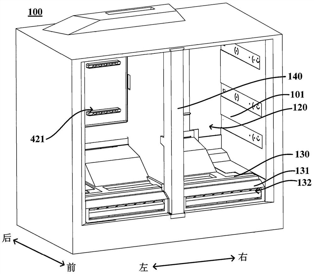 Refrigerator with bottom-mounted evaporator