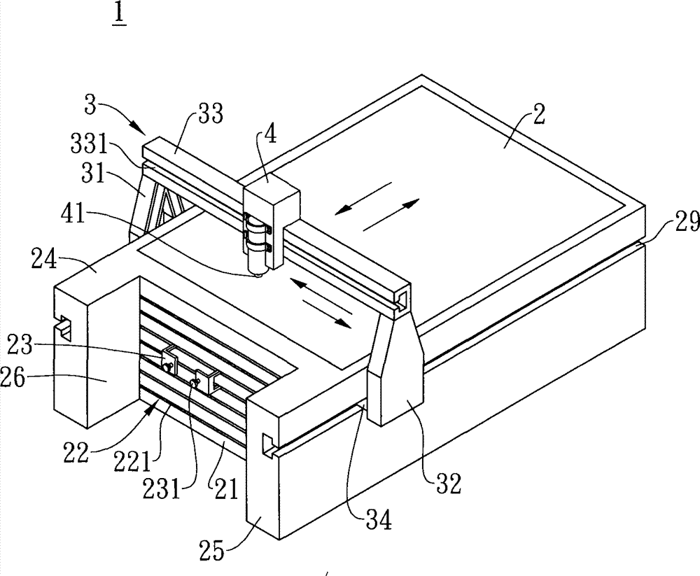 Tenon engraving machine