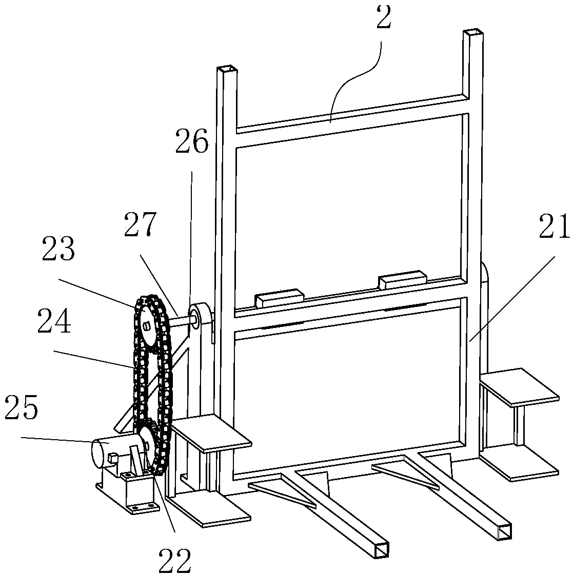 Sanitation robot used for garbage can carrying and unloading and control method thereof