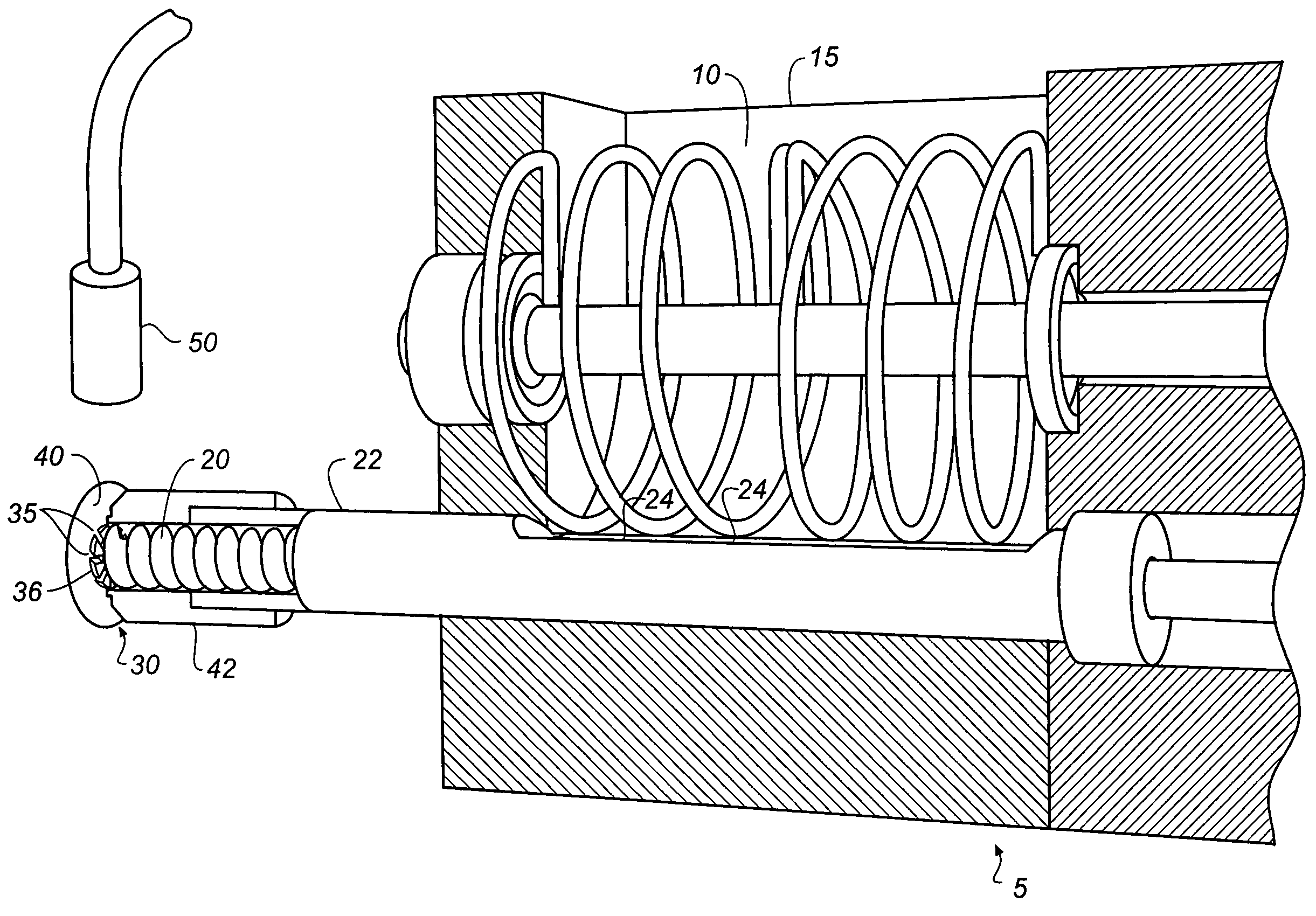 Controllably feeding powdered or granular material