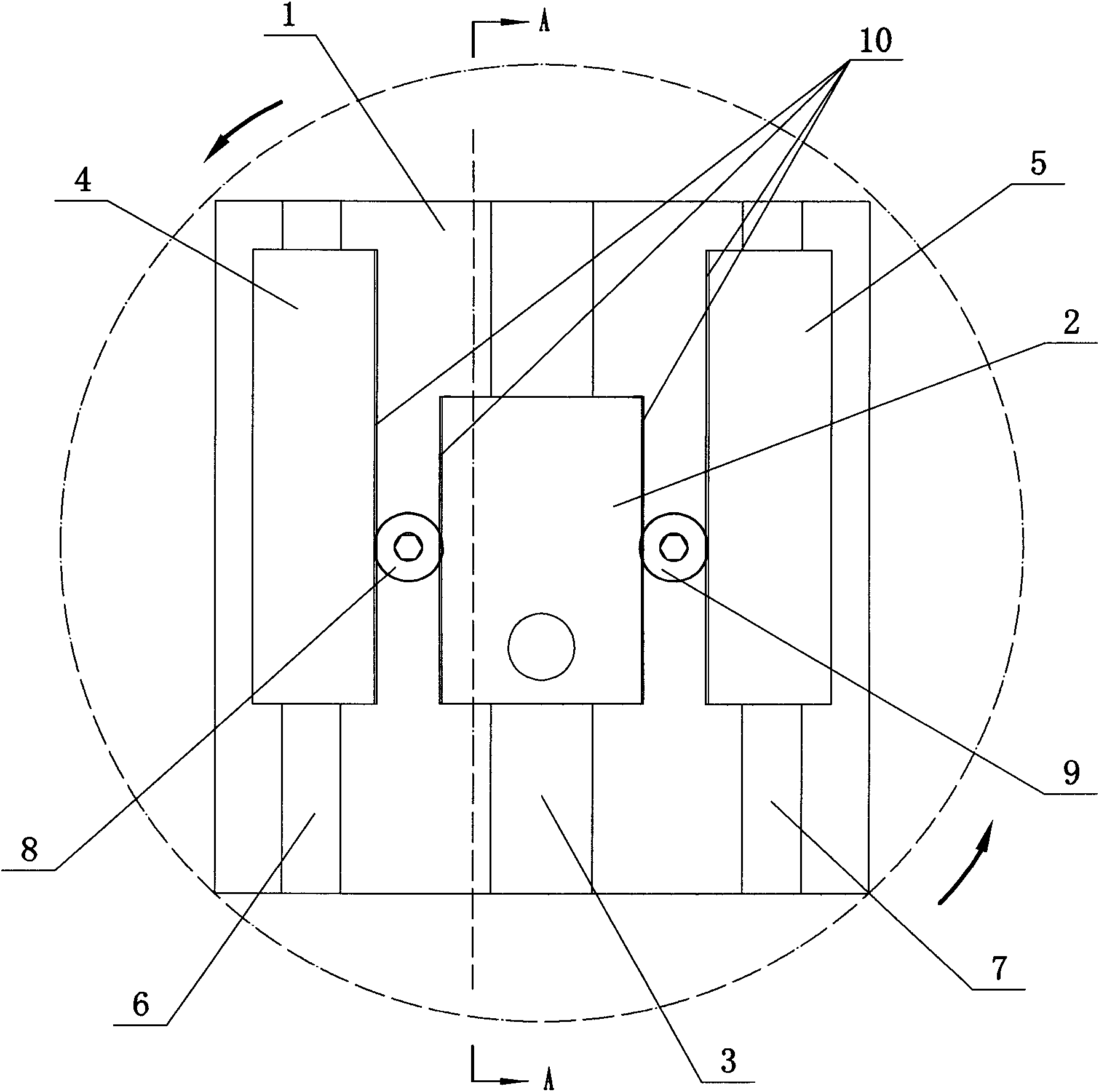 Automatic counterweight mechanism with adjustable eccentricity crank