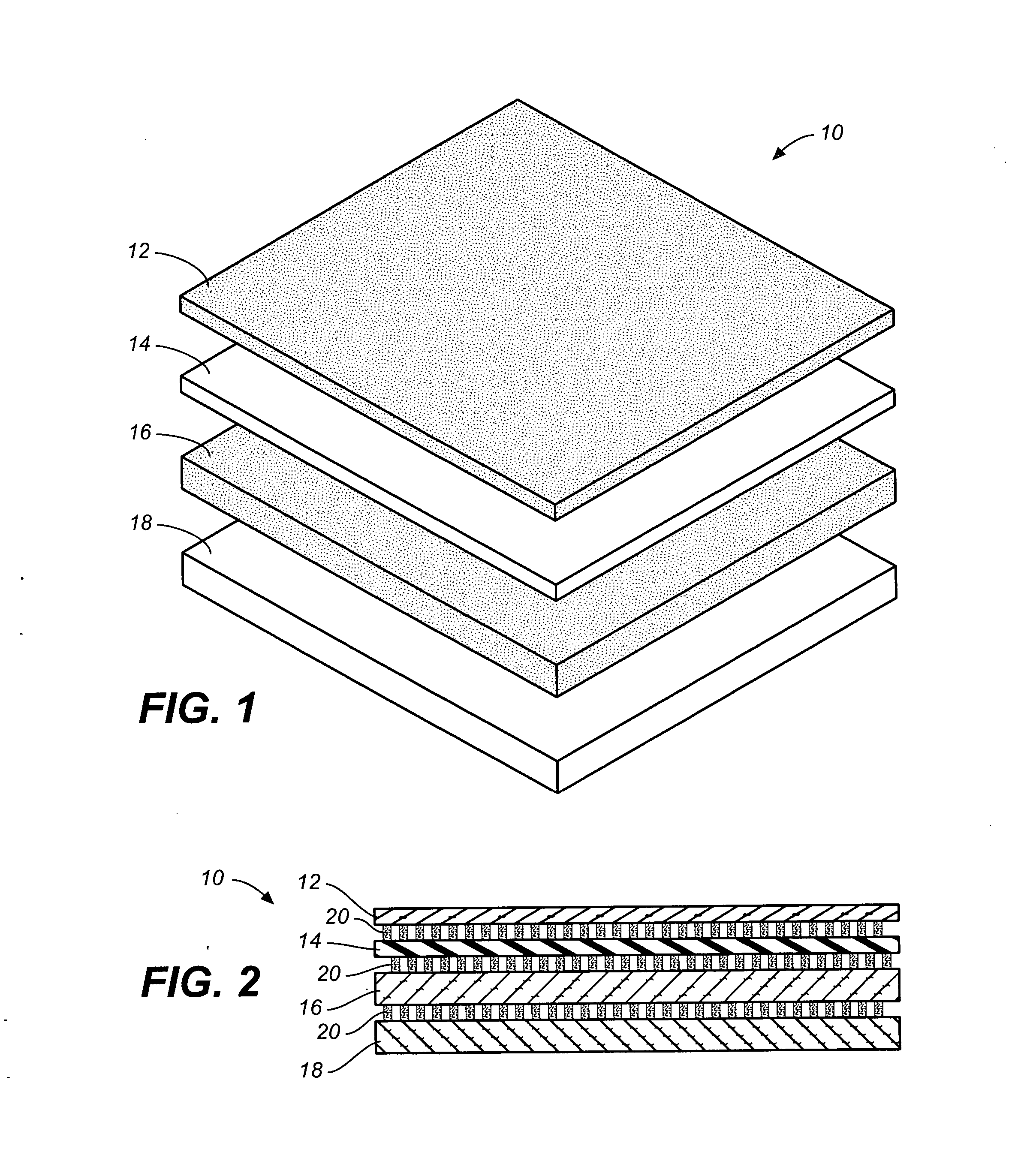 Laminated sheet material