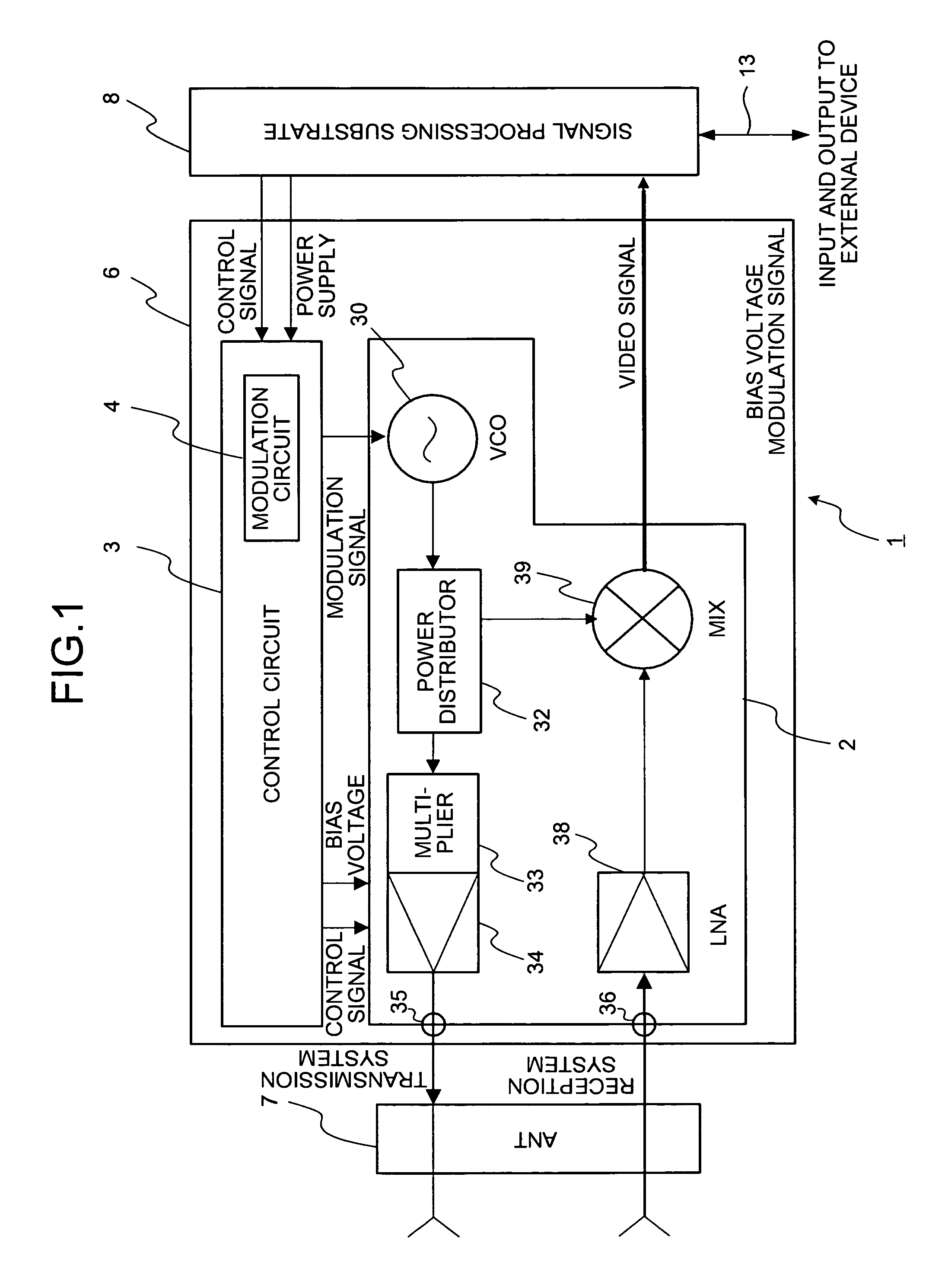 High frequency package, transmitting and receiving module and wireless equipment