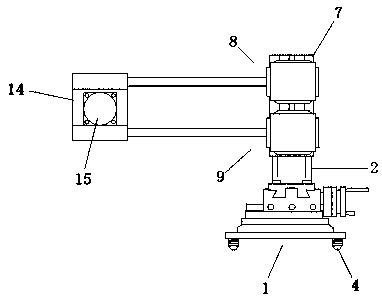 Universal milling and drilling tool with functions of horizontal moving adjustment and positioning of milling head