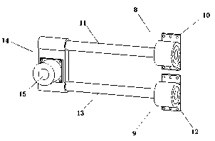 Universal milling and drilling tool with functions of horizontal moving adjustment and positioning of milling head