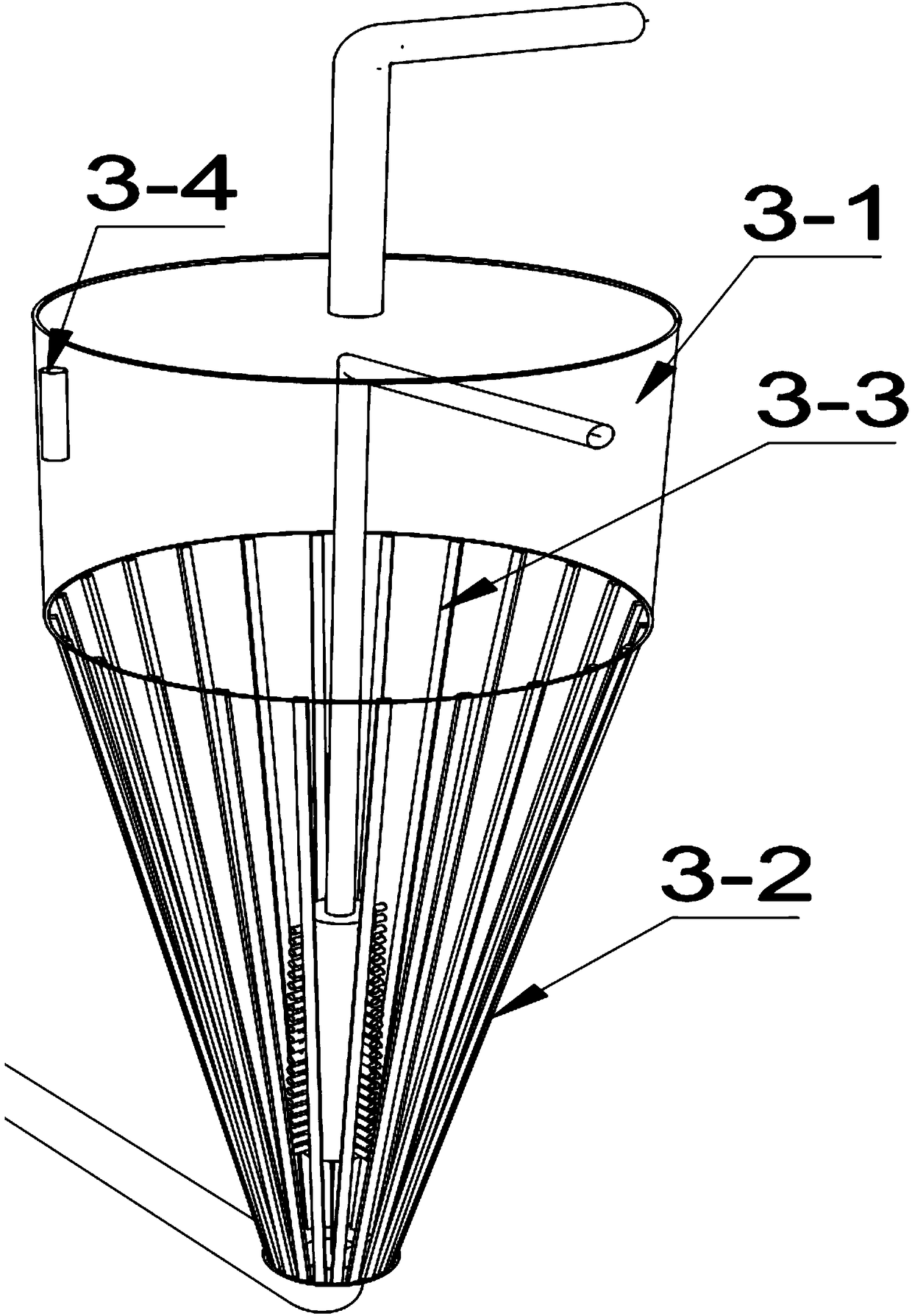 A cyclone aeration method for treating carbon tetrachloride in groundwater and its removal method