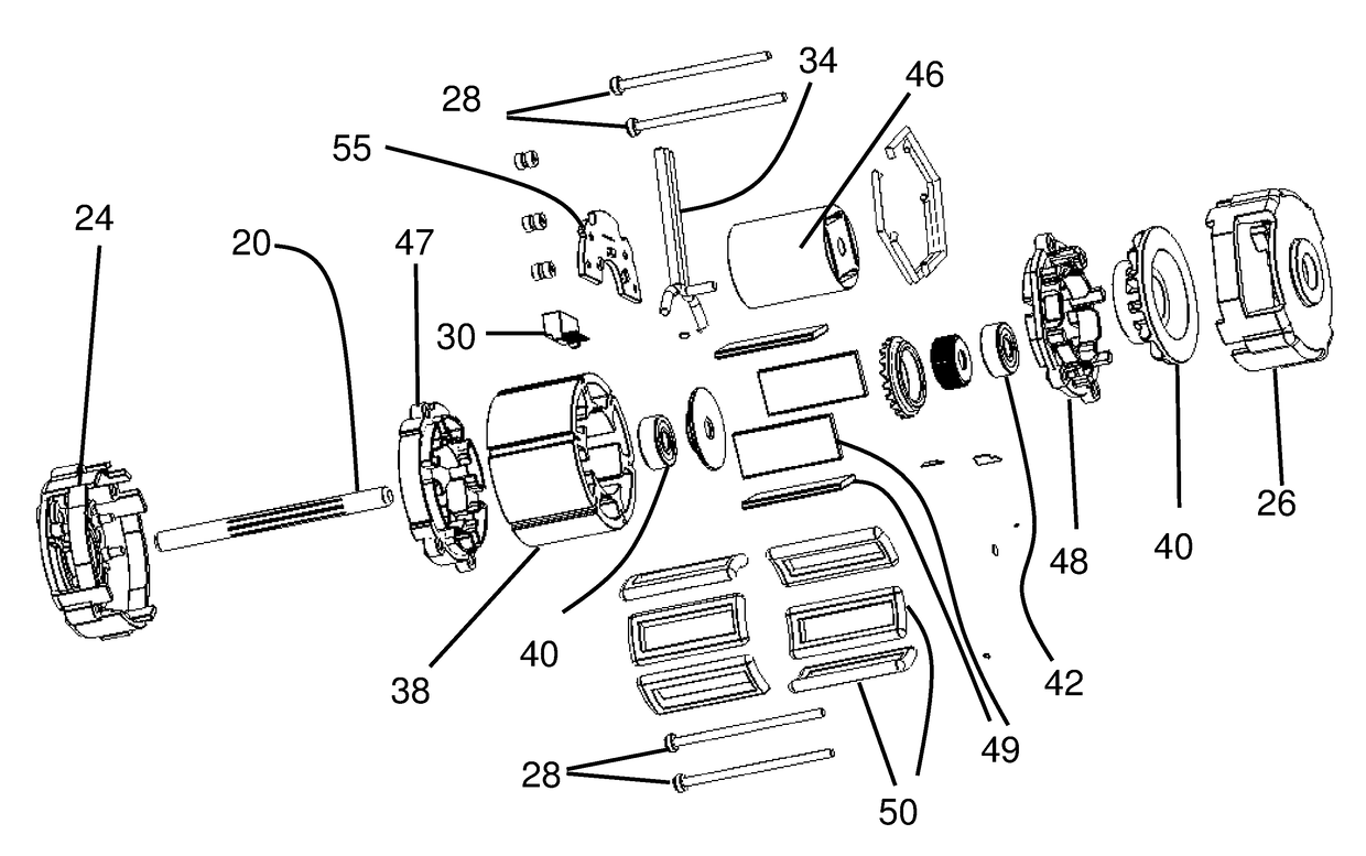 Brushless can motor