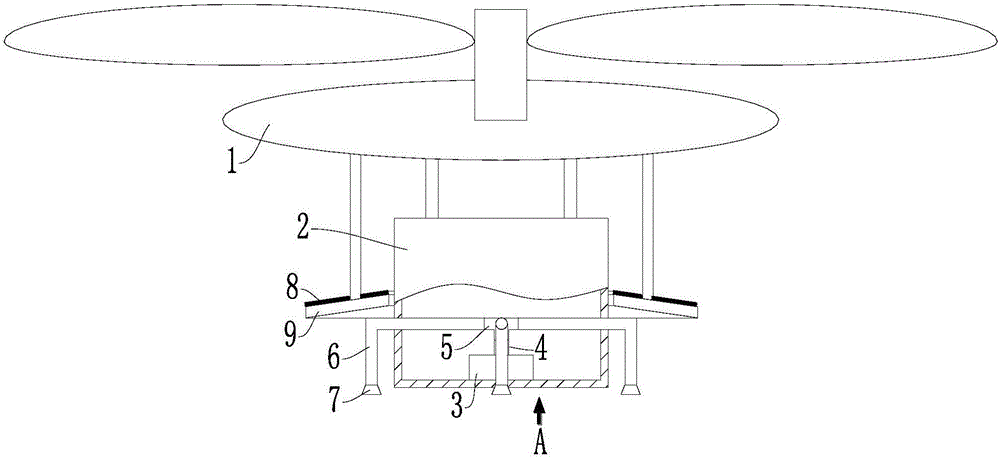 Simple pesticide spraying aircraft