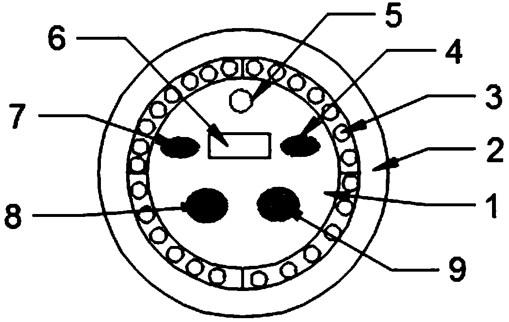 Waterproof and smokeproof automatic warning device