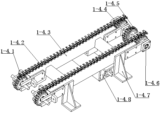 Automatic square tube feeding and servo locating mechanism