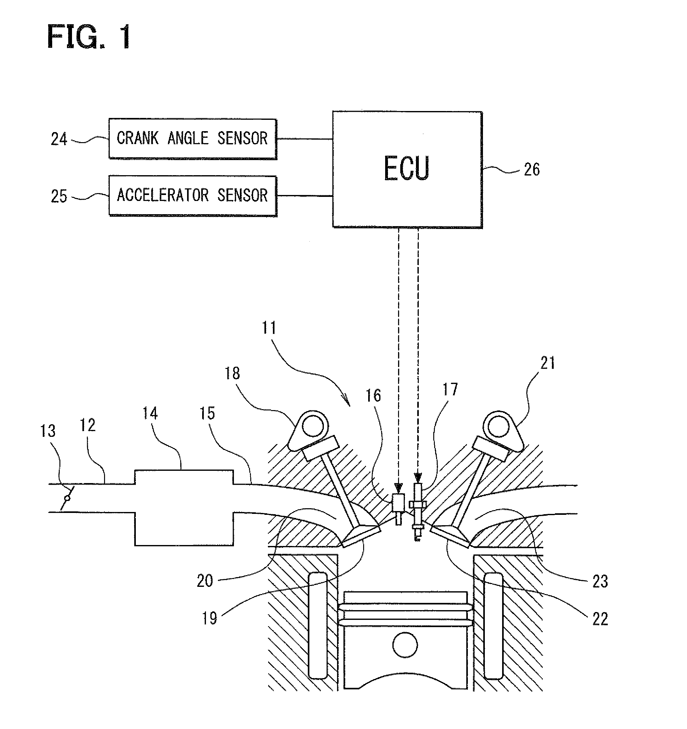 Monitoring system for internal combustion engine