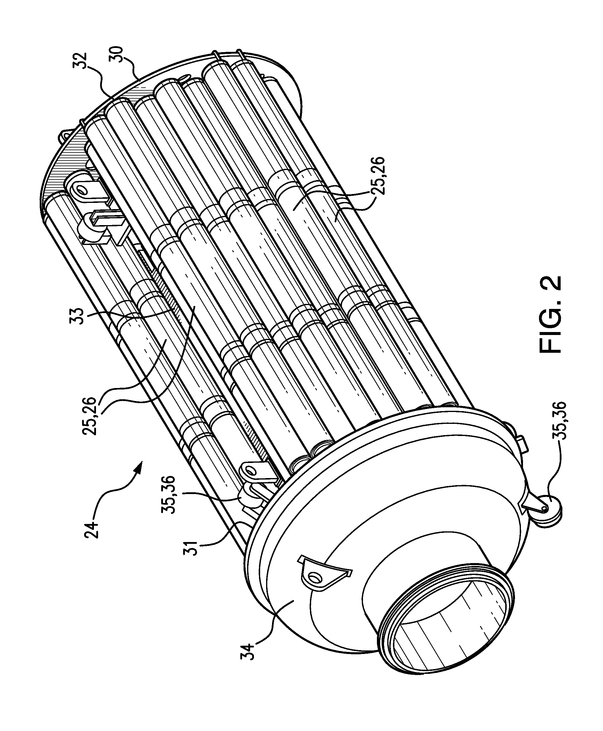 Purification arrangements and methods for gas pipeline systems