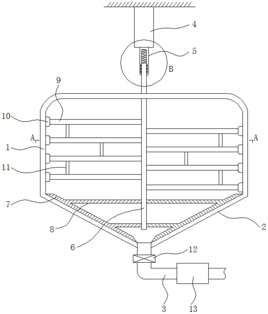 Solid-liquid mixing and stirring type reaction kettle