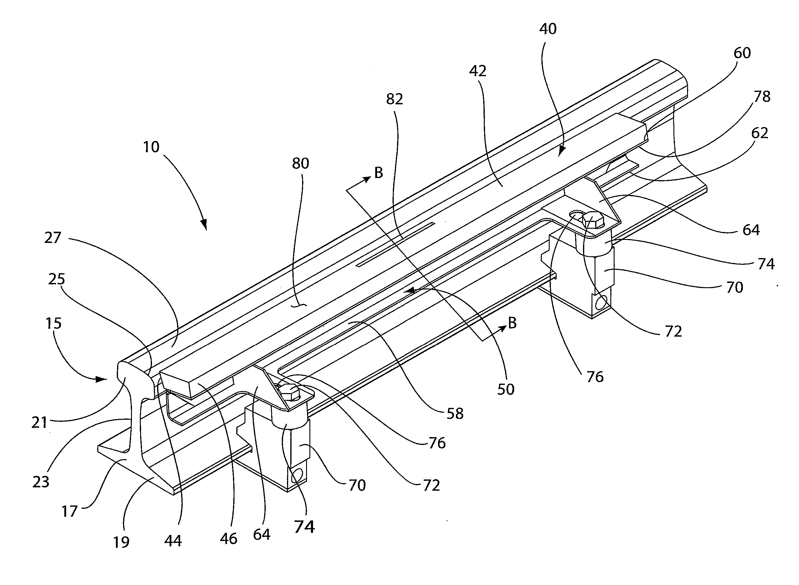 Top of Rail Foam Bar