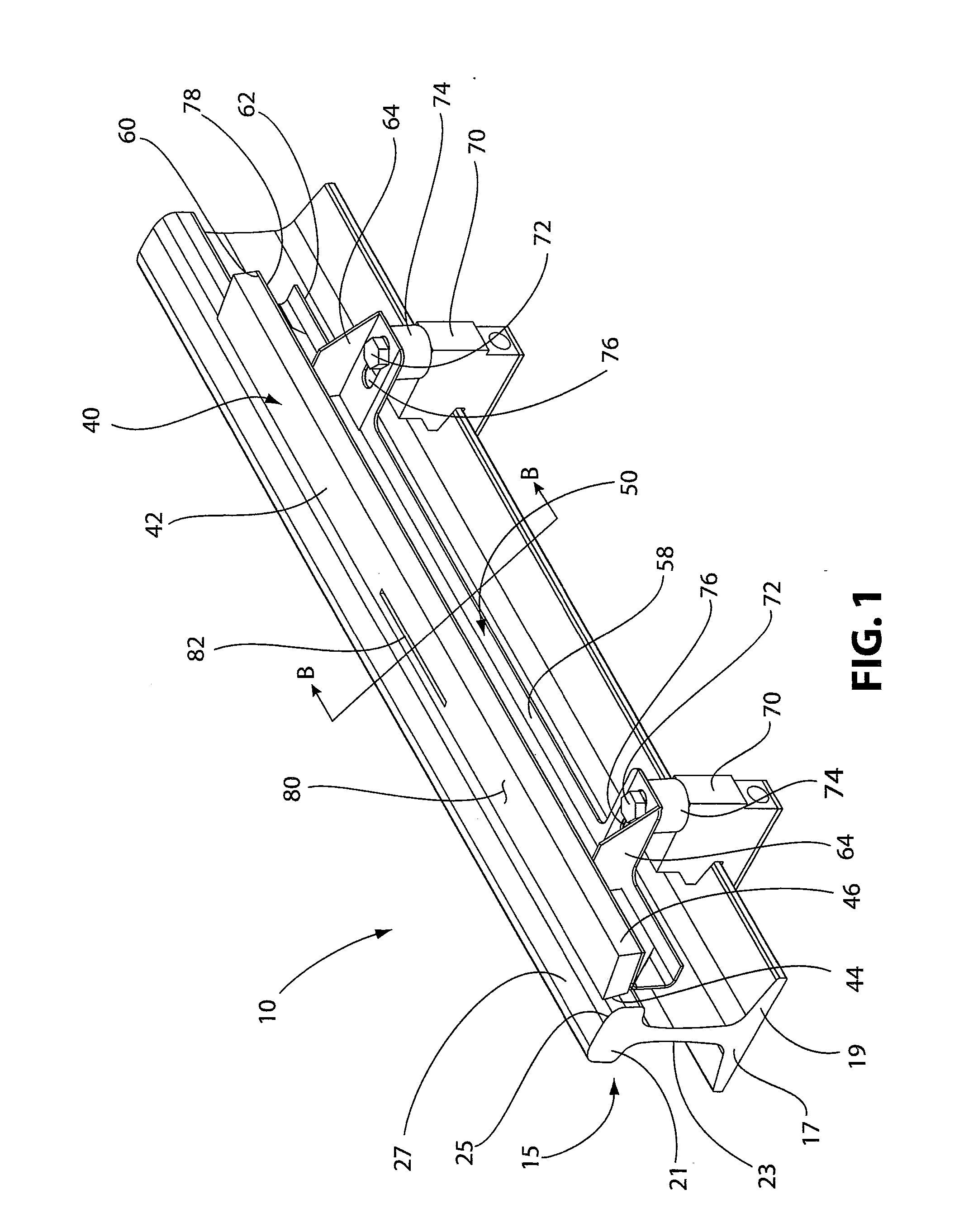 Top of Rail Foam Bar