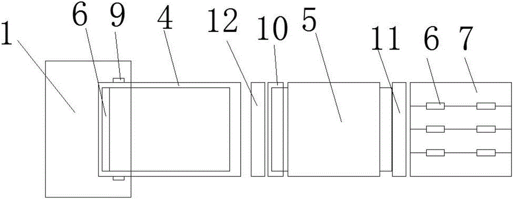 Novel automatic gluing device for plate