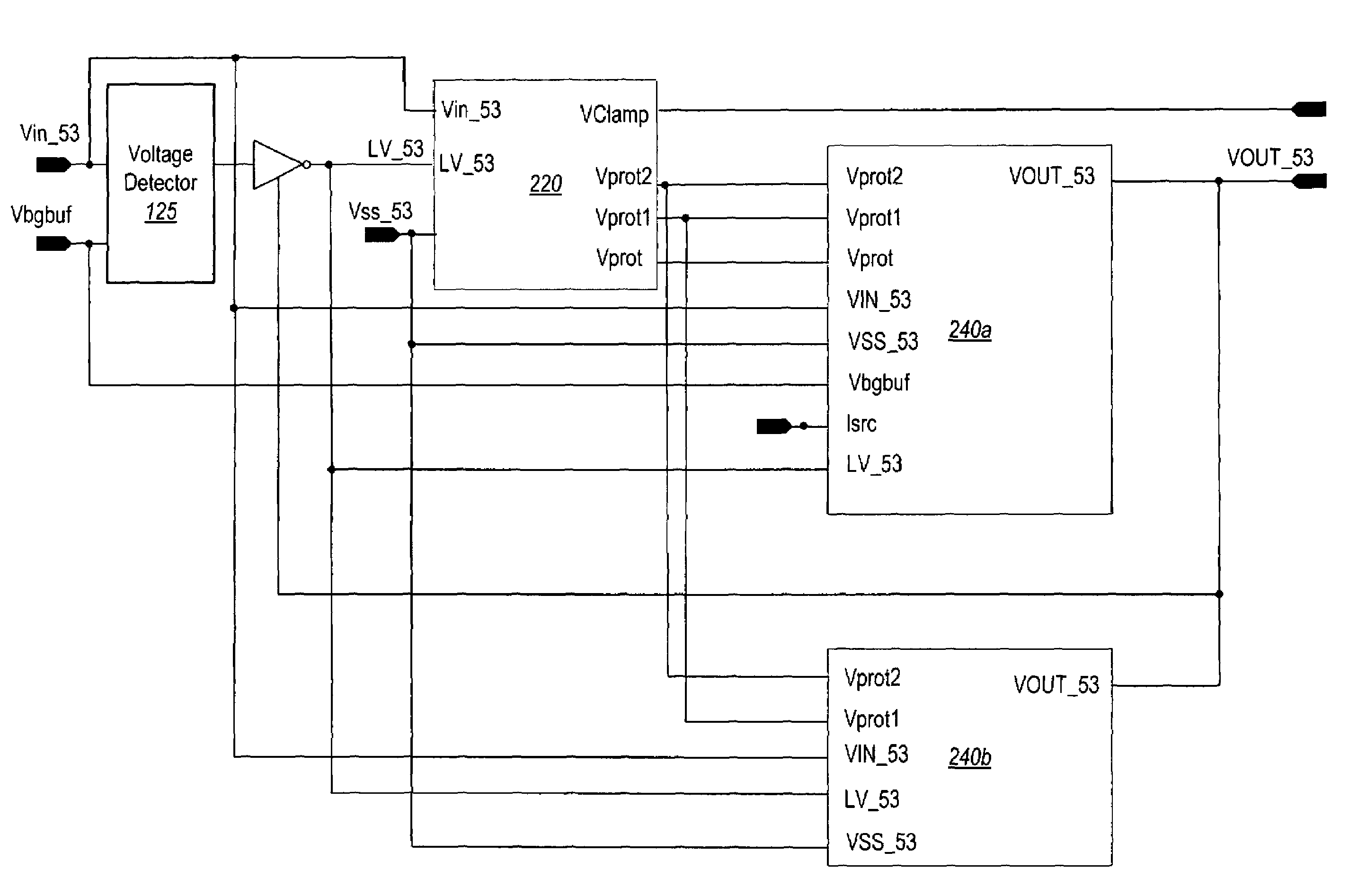 Voltage regulator with bypass mode