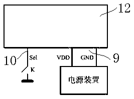 Self-testing device and method of silicon-based display device and silicon-based display device