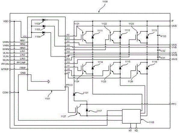 Intelligent power module with reinforced sampling anti-electrostatic protection