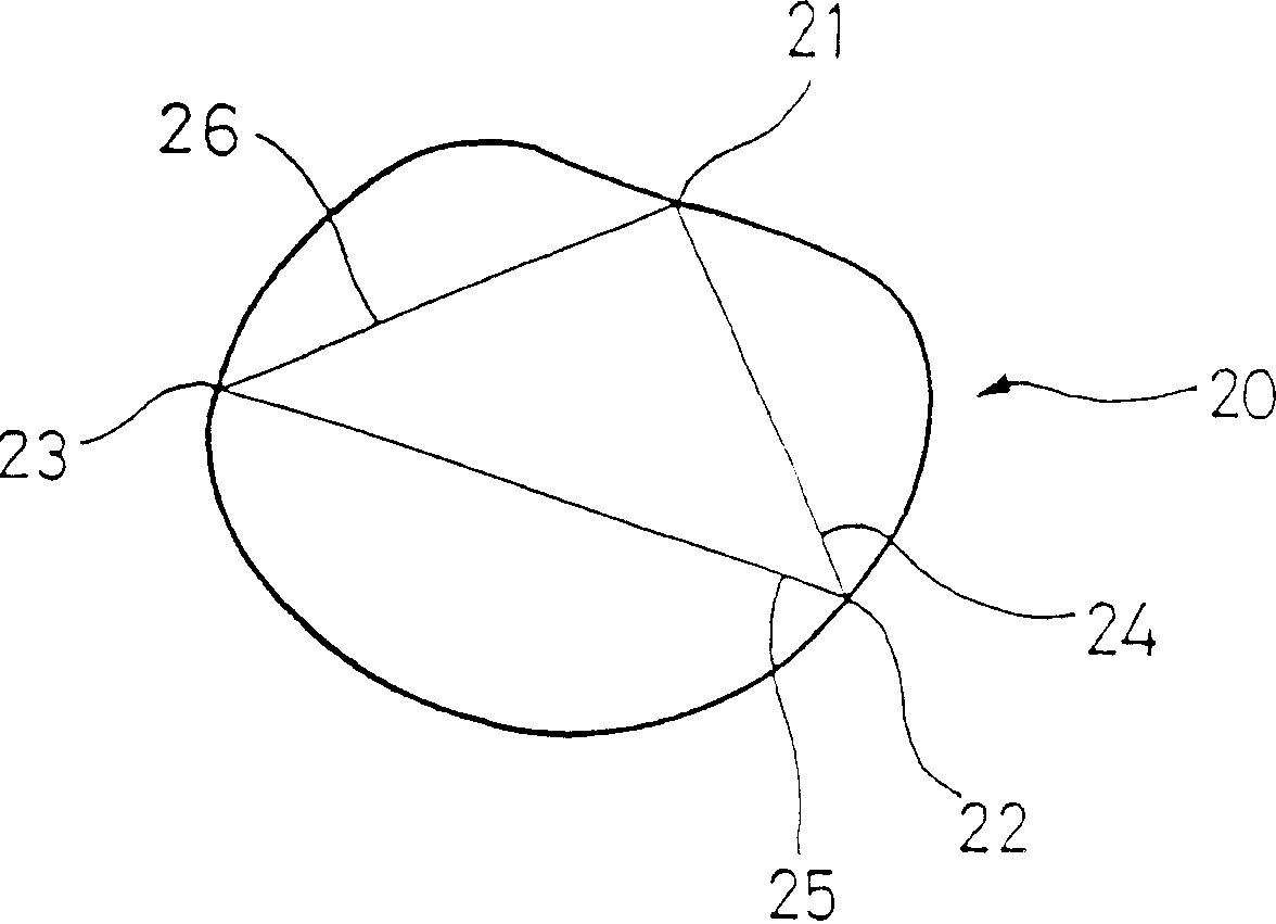 Semiautomatic segmentation method for estimating three-D volumes