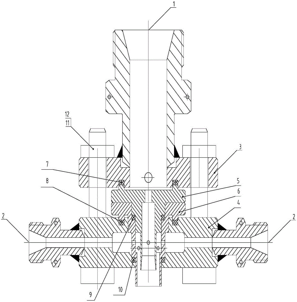 Combined removable nozzle test device