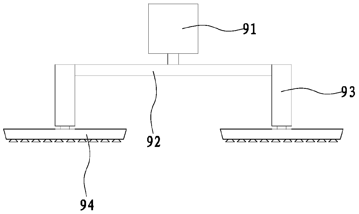 A special-shaped cigarette and conventional cigarette mixing packaging machine and packaging method thereof