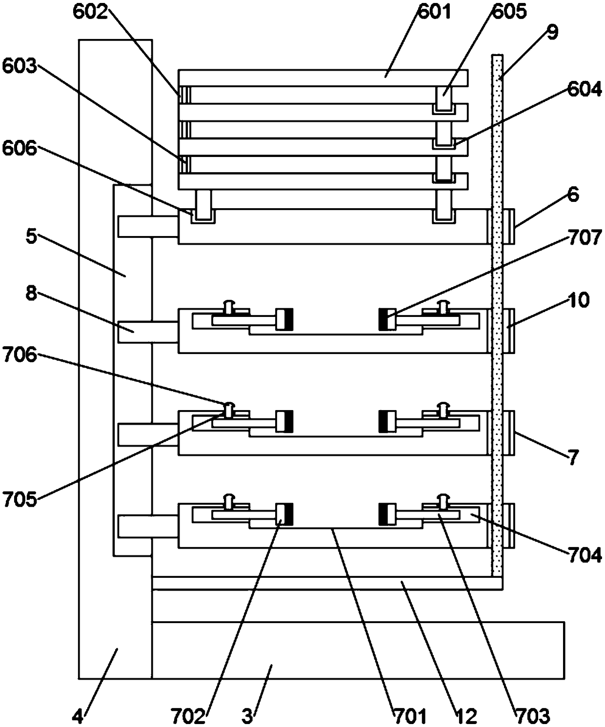 Central control transfer mounting mechanism for multimedia platform