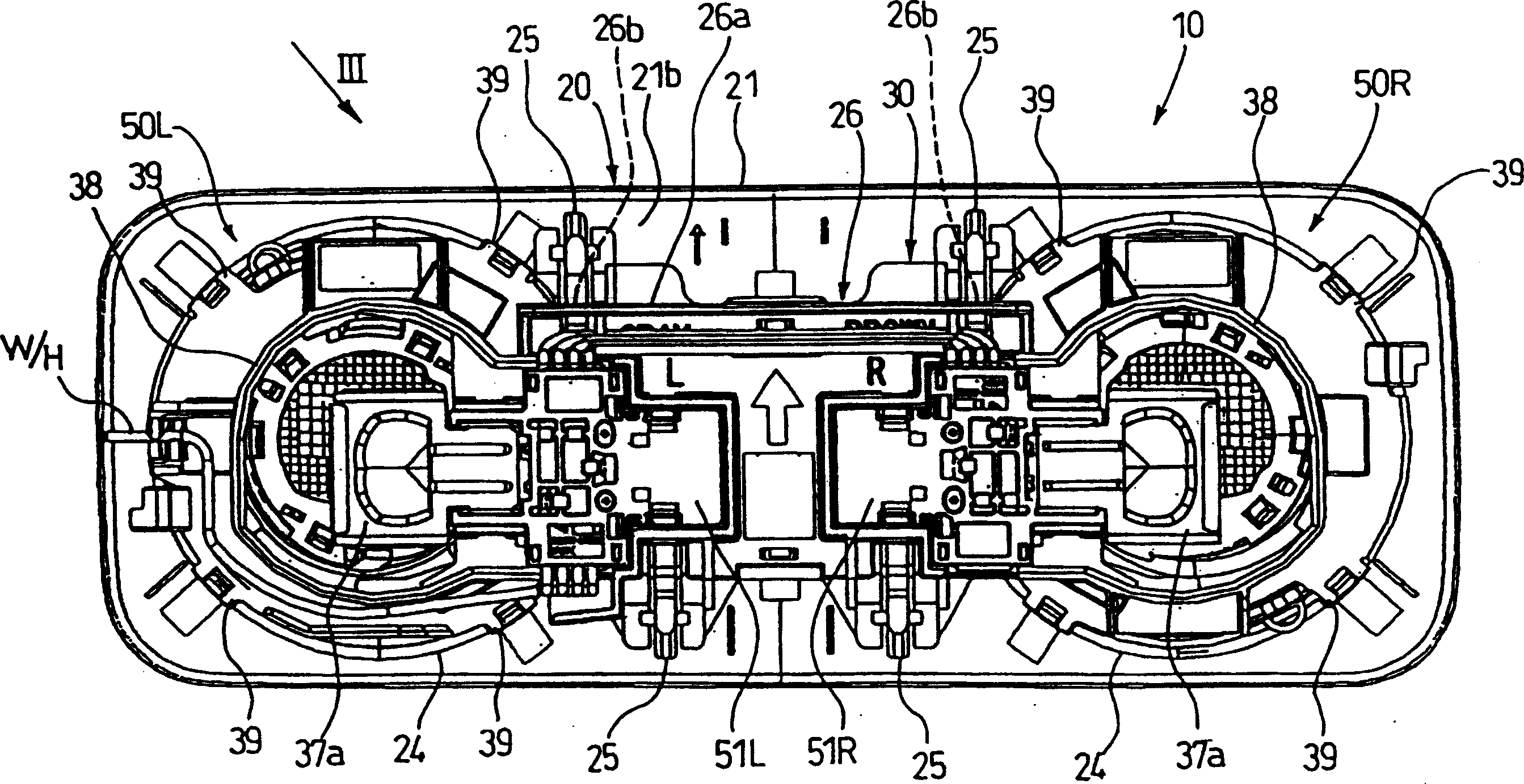 Internal illuminating lamp