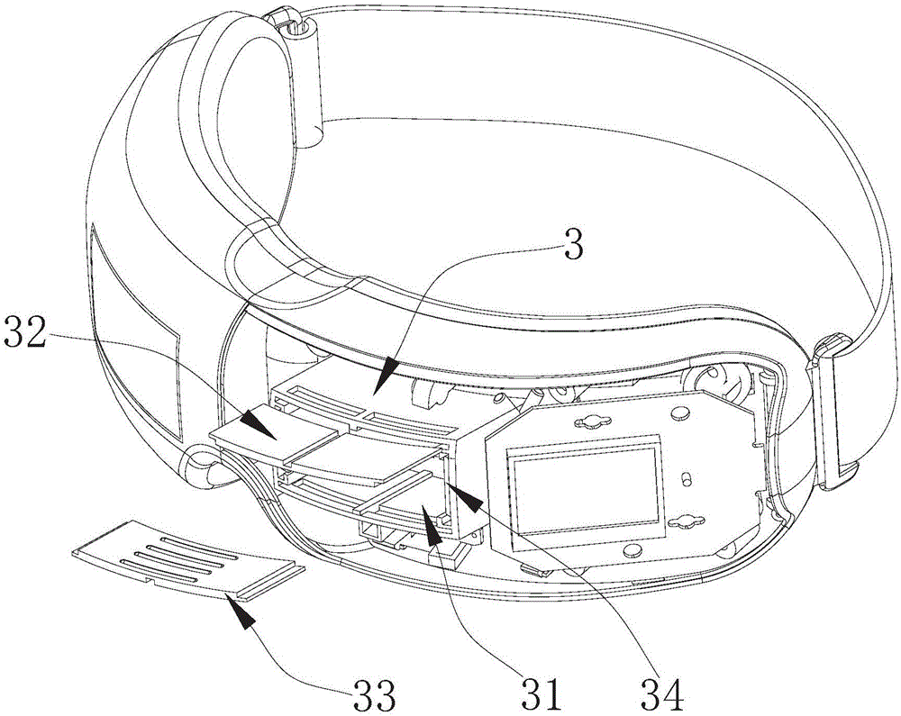 Visible multifunctional eye healthcare massage glasses capable of regulating and controlling temperature and humidity intelligently