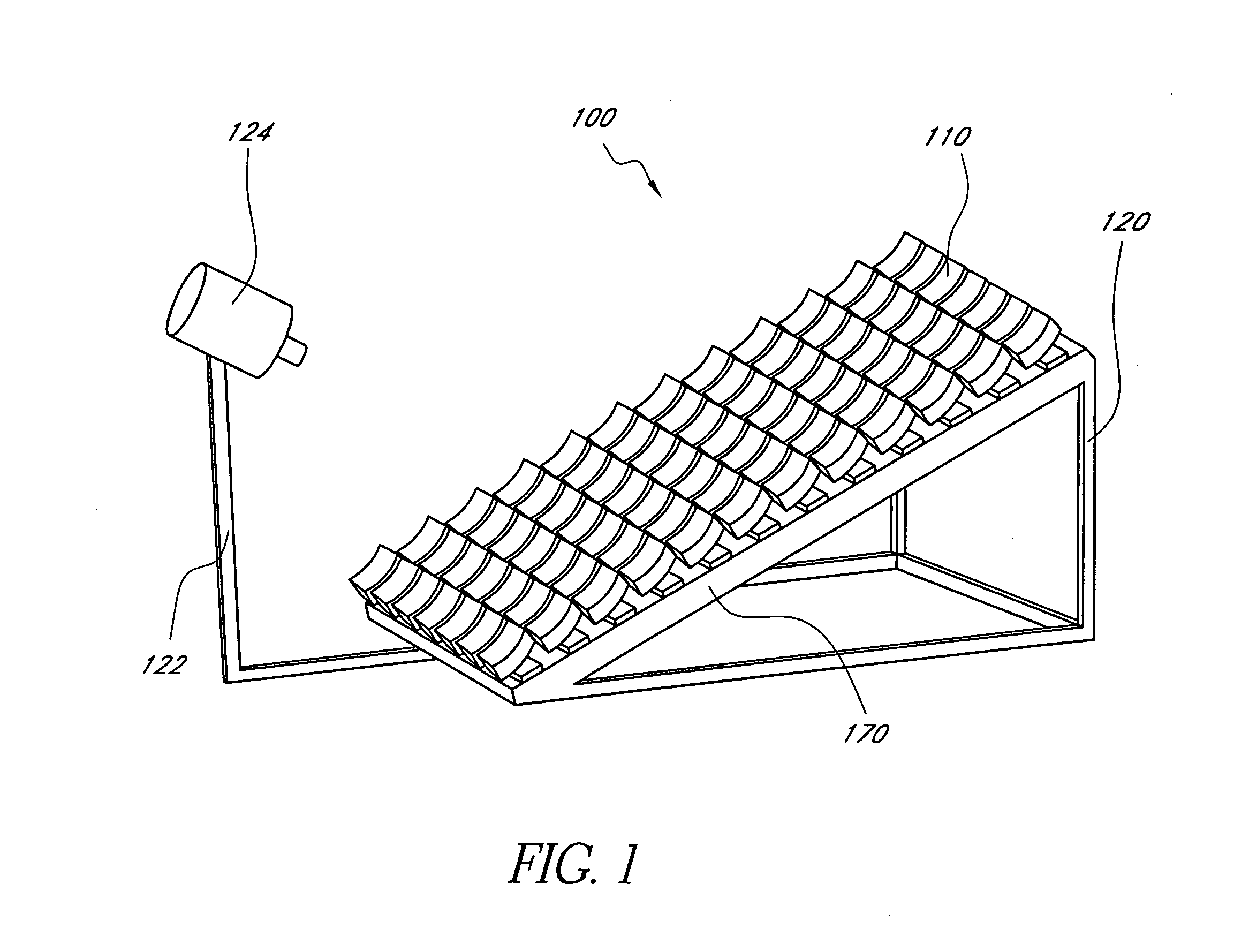 Solar concentrator array with grouped adjustable elements