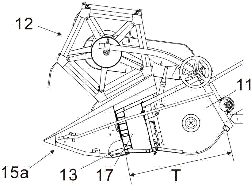 Combined harvester for cereals