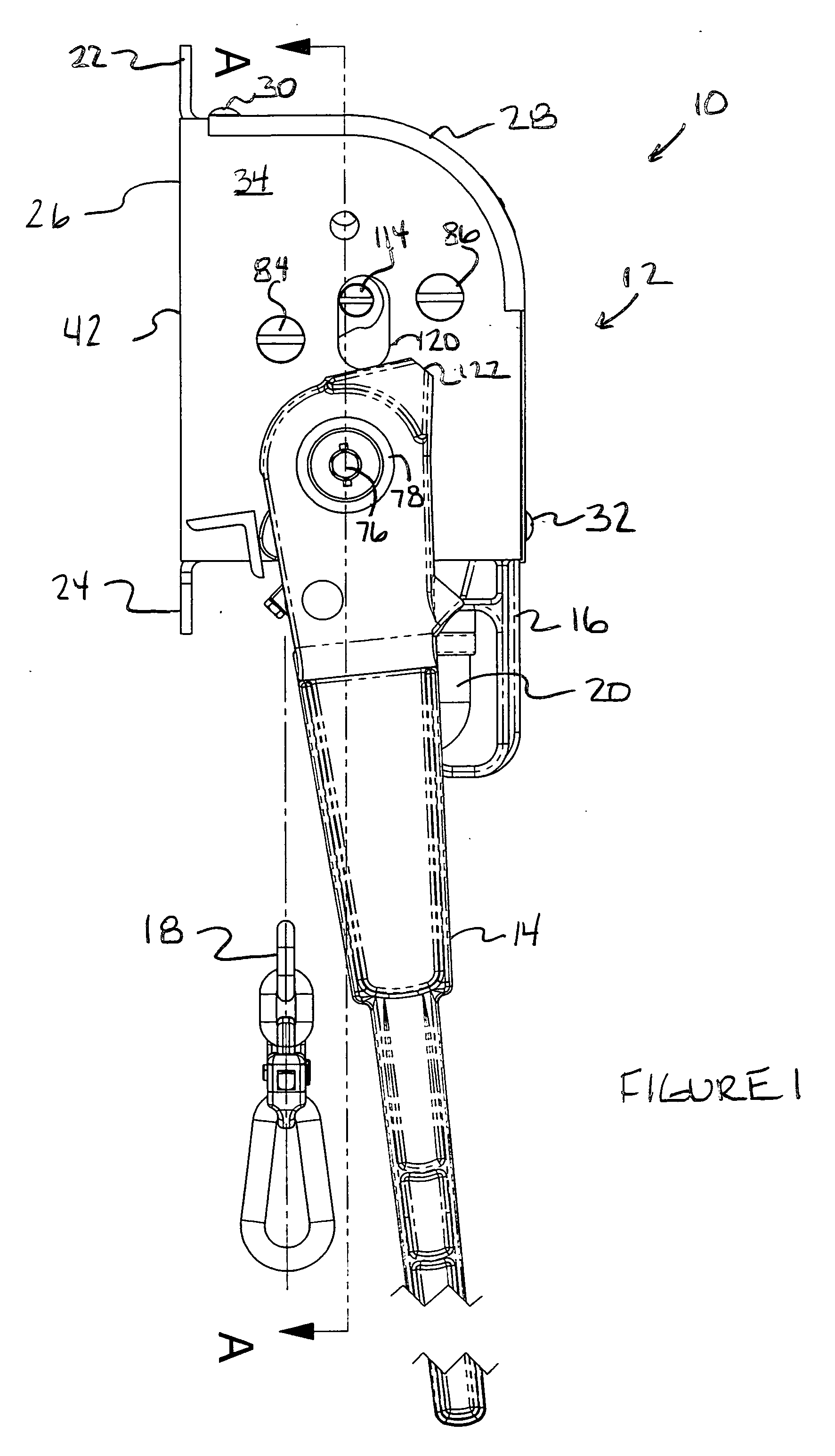 Handbrake having input load limiter