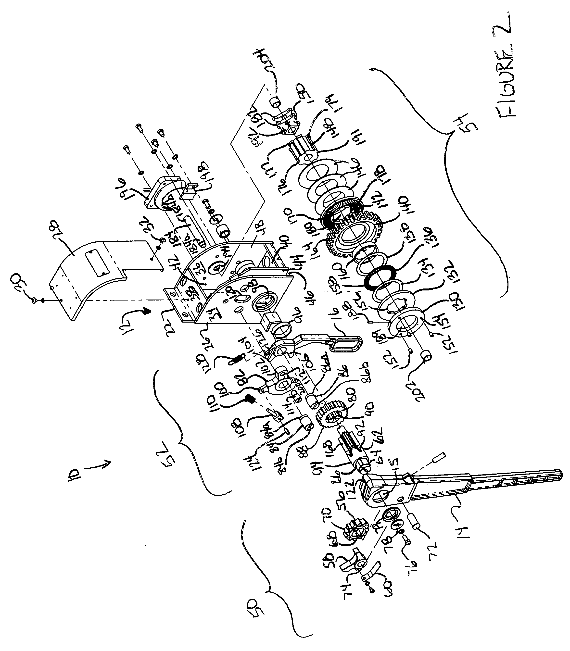 Handbrake having input load limiter