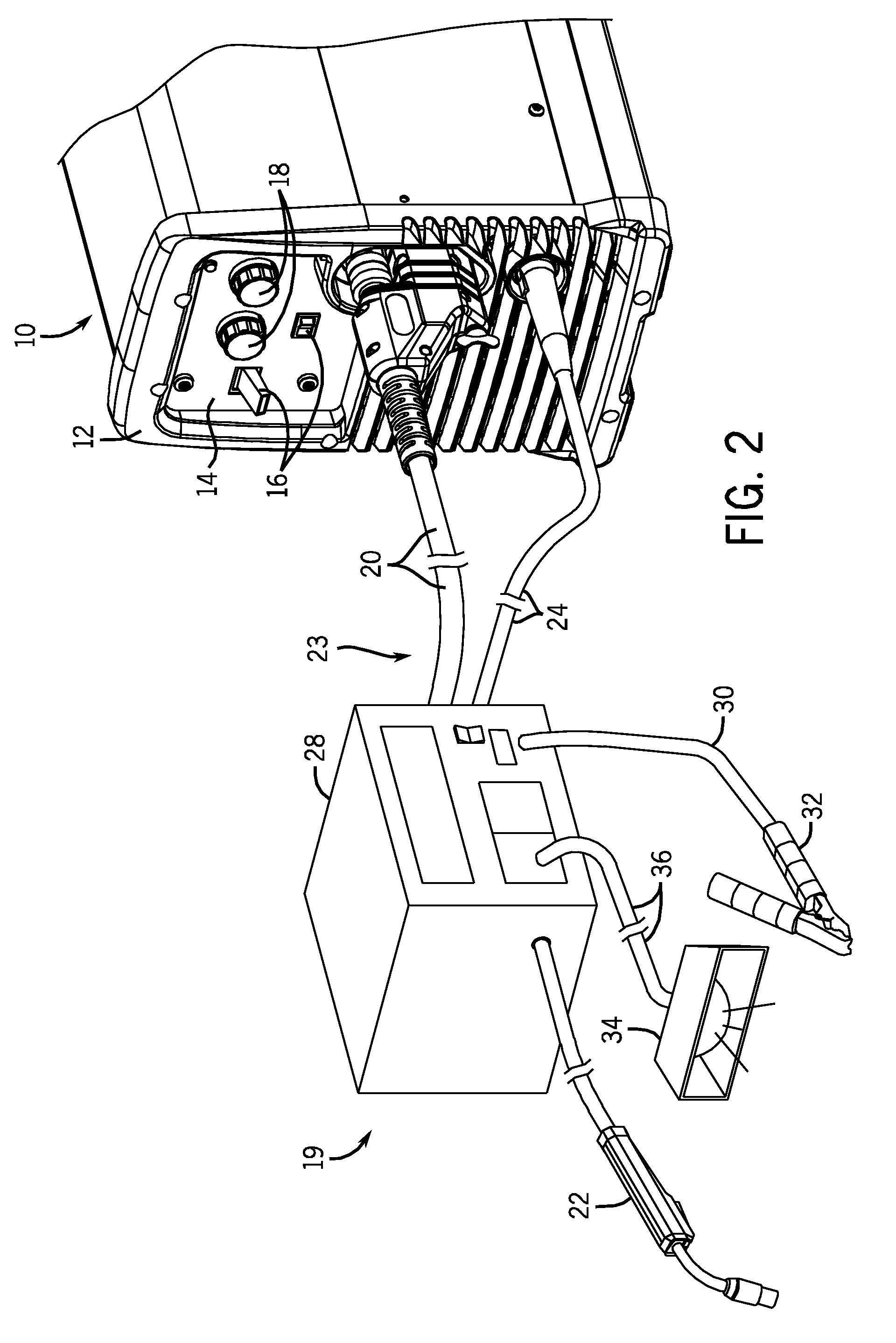 Welding power to auxiliary power conversion system and method