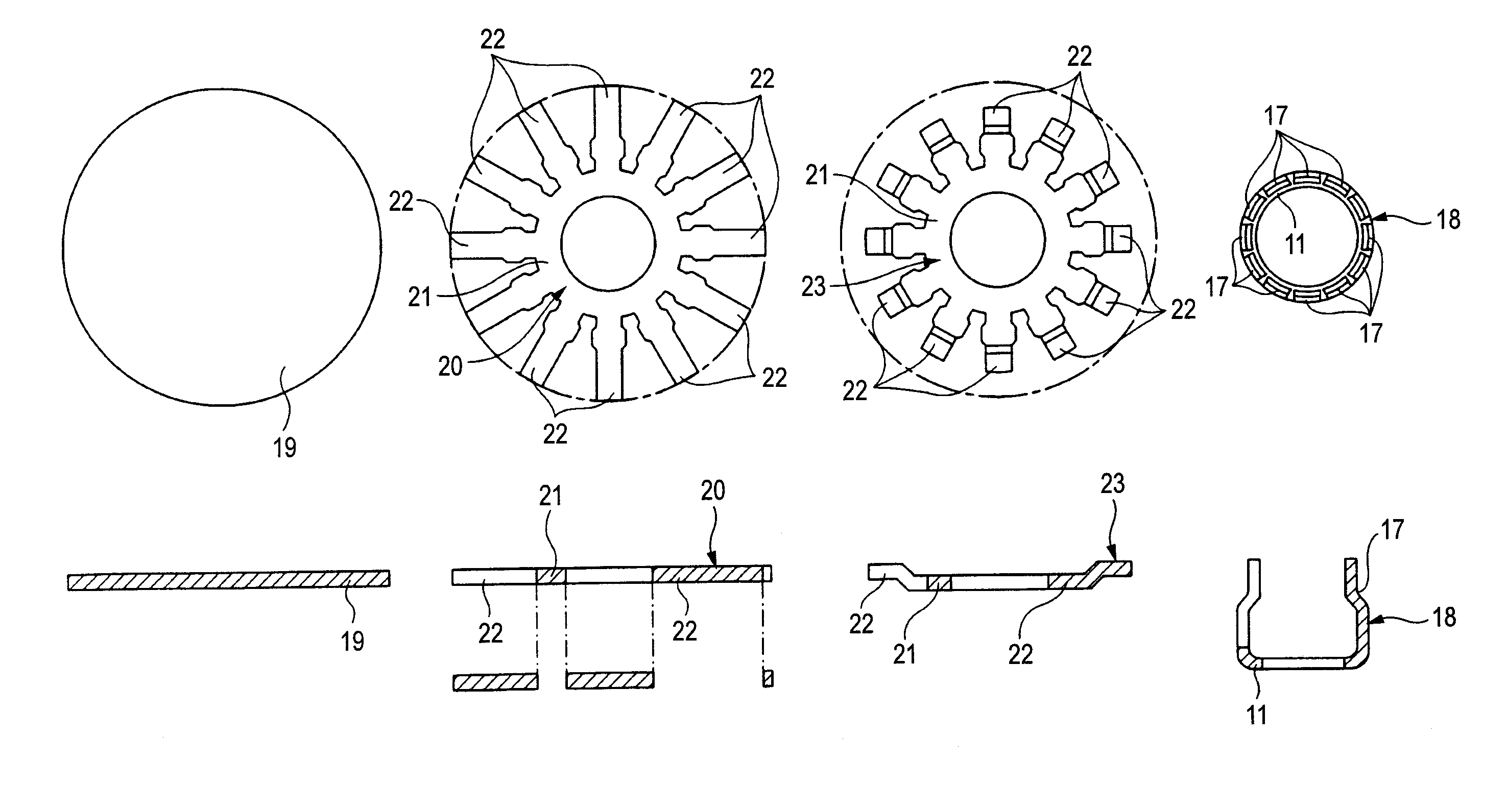 Cage for Radial Needle Bearing, Method for Manufacturing the Same and Radial Needle Bearing