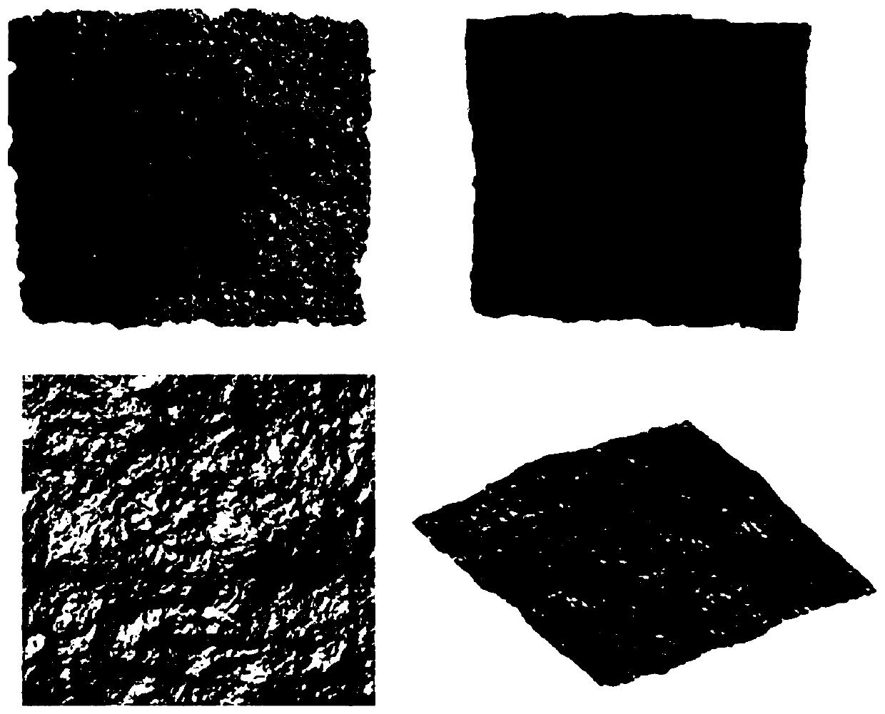 Rock structure surface roughness coefficient refined representation method