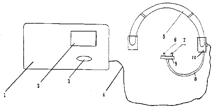 Semiconductor laser nasal cavity radiation therapeutical instrument