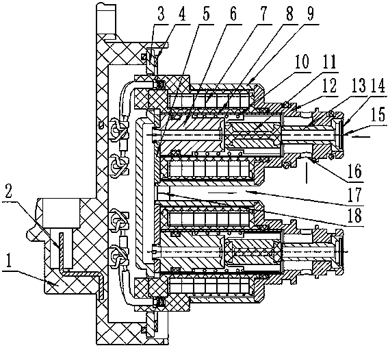 High flow pneumatic double solenoid valve for pneumatic amt gearbox