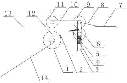 Installing tool for bare conductor insulated protection sleeve