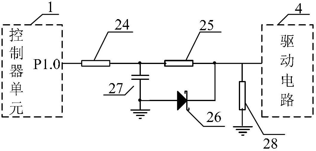 Self-adapting car window anti-clamping control circuit and control method