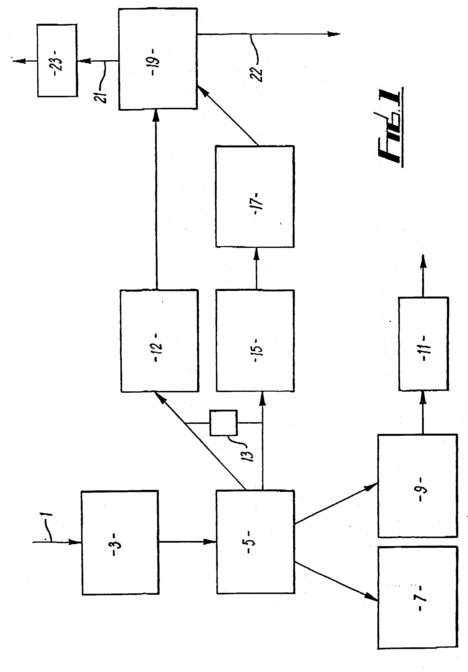 Treatment of solid containing material derived from effluent