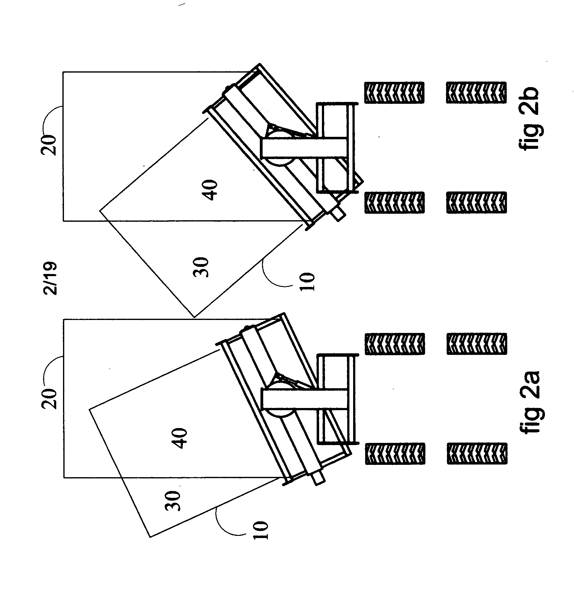 Rotary broom attachment for traction vehicles