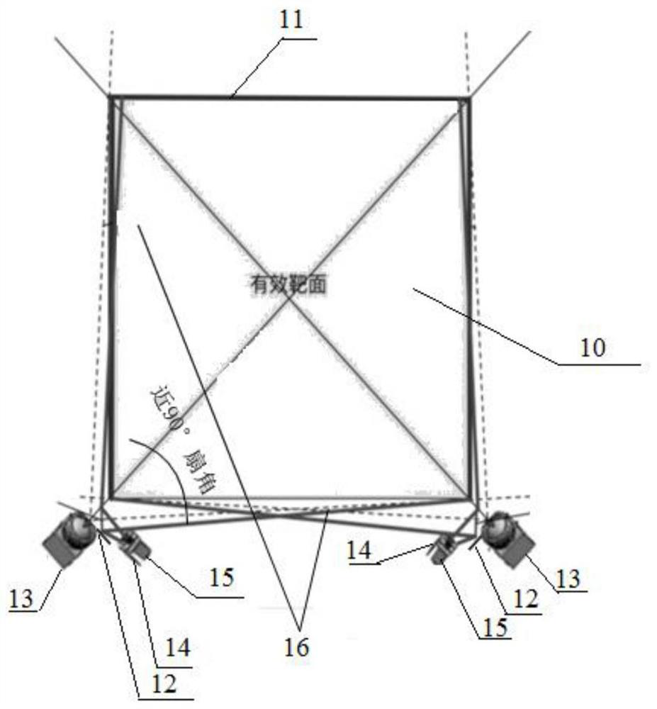 A fragment or projectile dispersion characteristic testing device