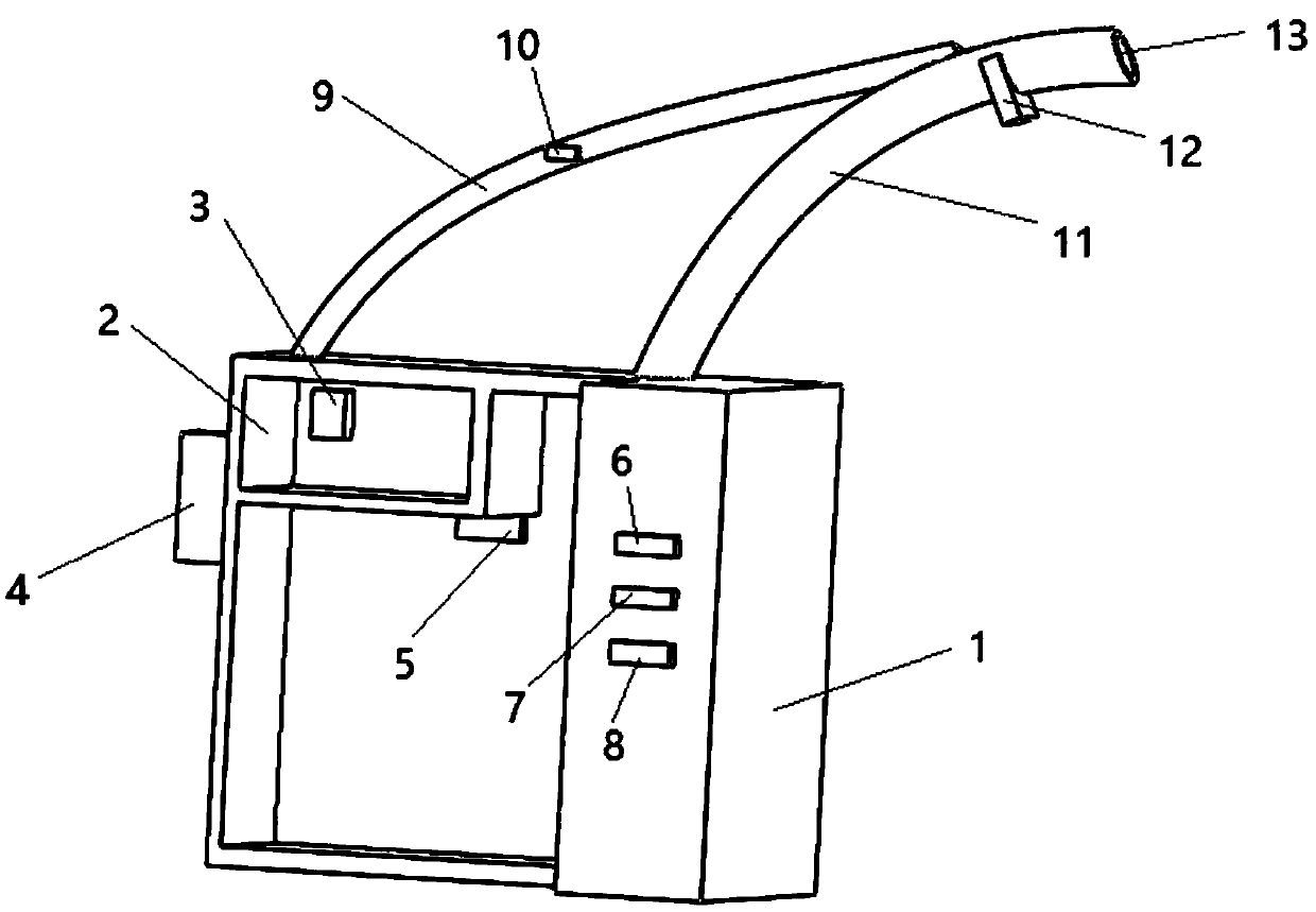 Anti-blocking drainage monitoring system for thoracic surgical nursing