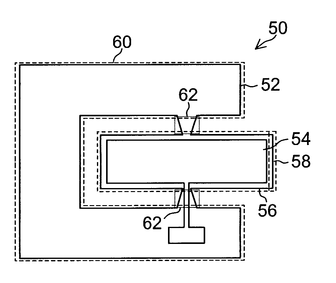 Resonant transducer and ultrasonic treatment device including resonant transducer